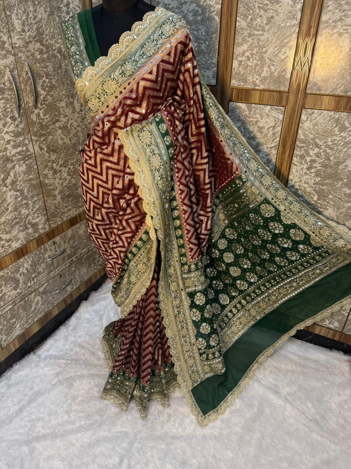 ZAARISHA- MIRROR KHADI EDIT - Image 4