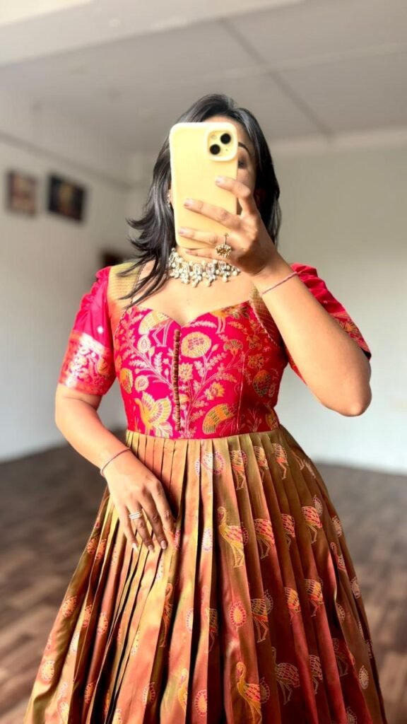 ✨ LIMITED EDITION BANARASI SILK GOWN SET ✨