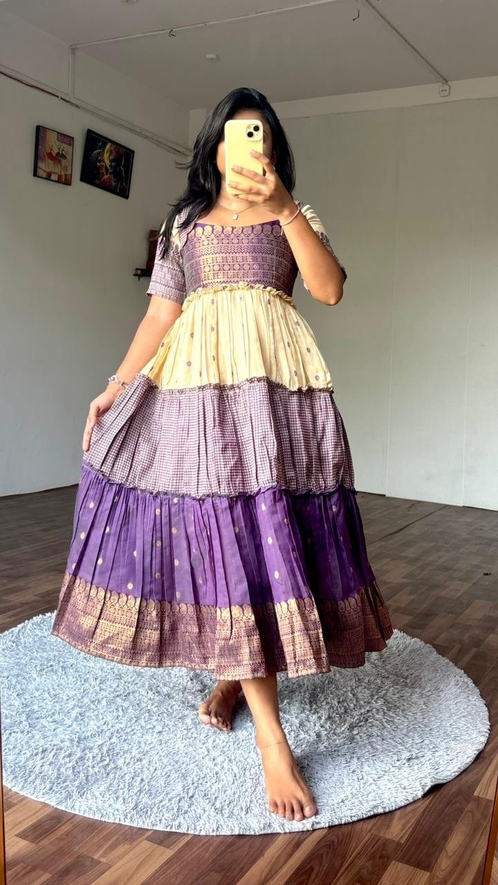 ✨💜 Designer South Cotton Dress 💜✨ - Image 5