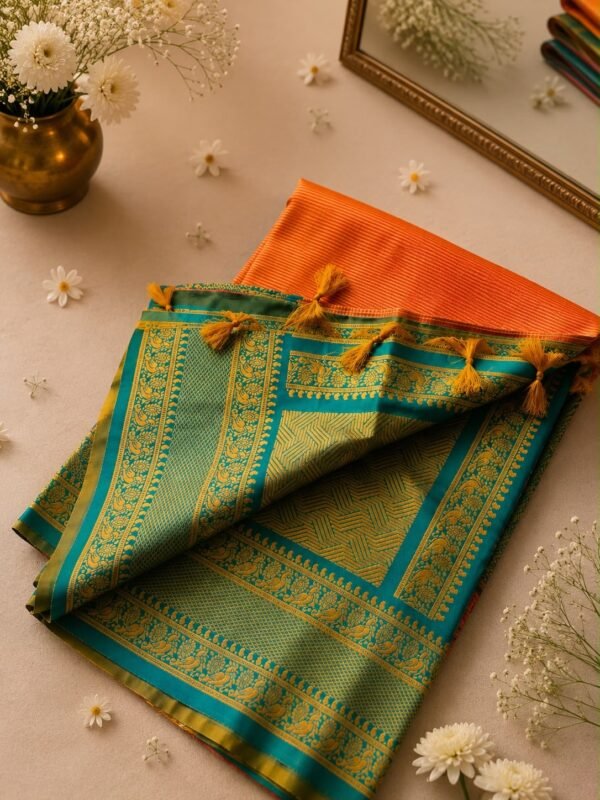 Gadwal silk saree