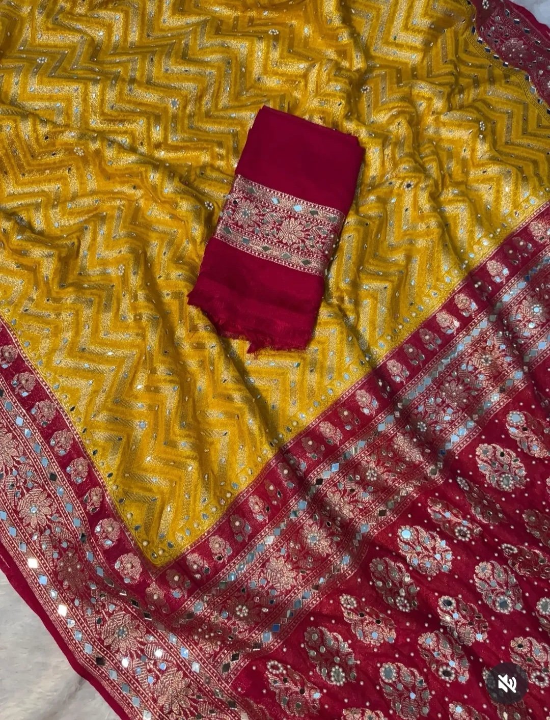 ZAARISHA- MIRROR KHADI EDIT - Image 16