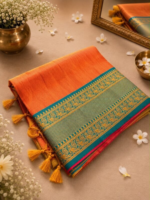 Gadwal silk saree - Image 4