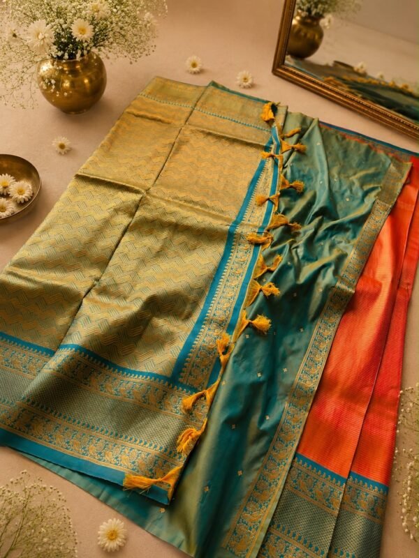 Gadwal silk saree - Image 5