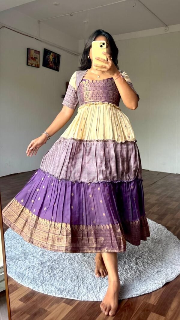 ✨💜 Designer South Cotton Dress 💜✨ - Image 4
