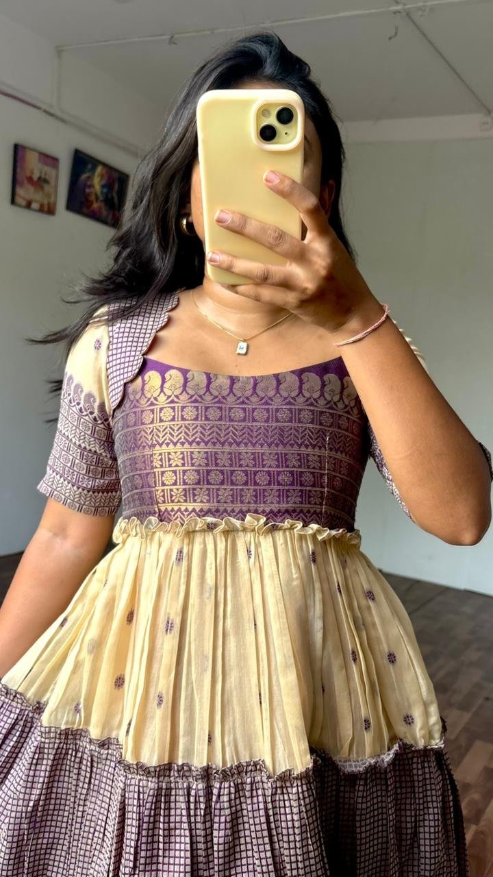 ✨💜 Designer South Cotton Dress 💜✨ - Image 3