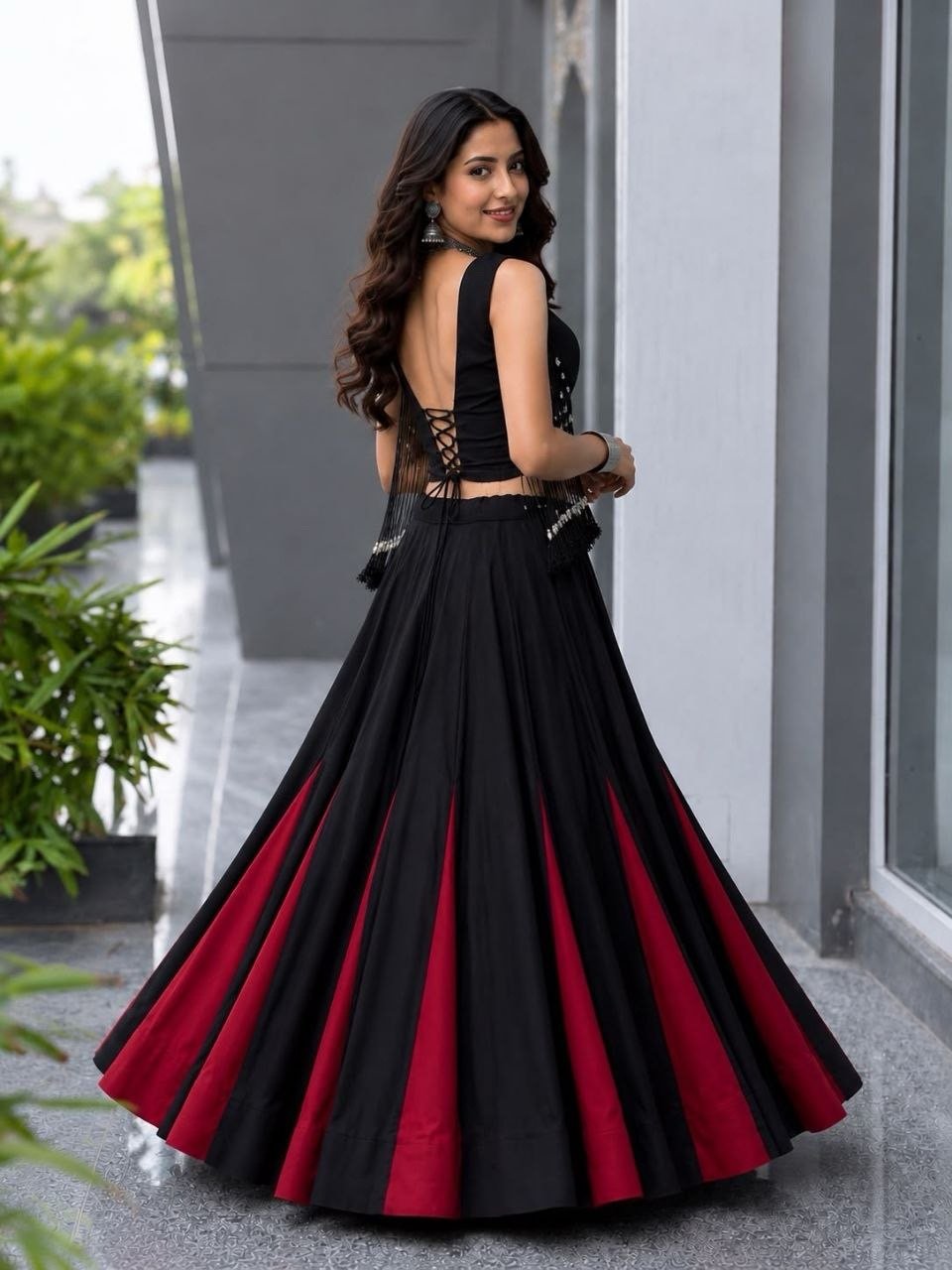 ELYSIA - Red x Black - Cotton Flare edit - Image 3